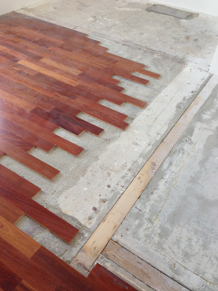 Santos Mahogany Hardwood Floor Repair Newport Beach image 1
