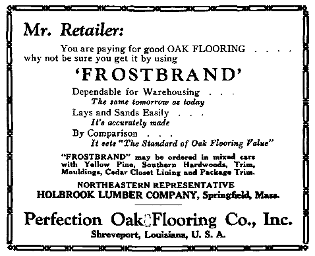 Frostbrand Perfection Oak Flooring Lumber Co-Operator January 1936